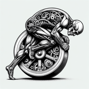 Biomechanical Sisyphus With Gears And Metal