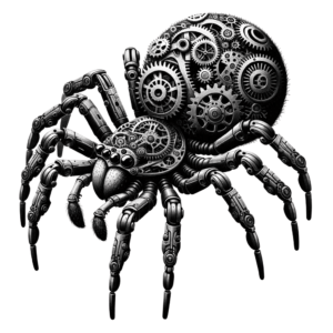 Biomechanical Spider With Gears