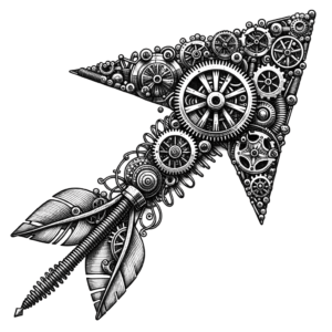 Biomechanics Arrow With Gears And Springs