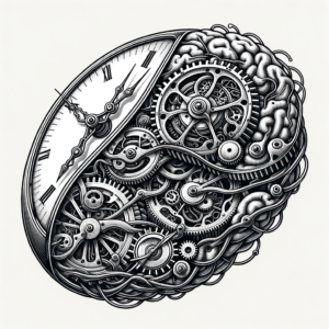 Biomechanics Clock With Integrated Gears