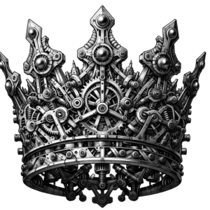 Biomechanics Crown With Intricate Mechanical Parts