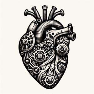 Biomechanics Heart With Mechanical Parts