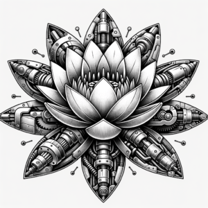 Biomechanics Lotus With Mechanical Features
