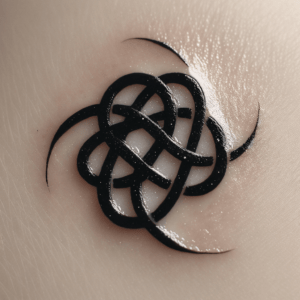 Blackwork Viking Knot