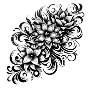 Bold Tribal Flower Patterns