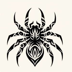 Bold Tribal Spider Patterns