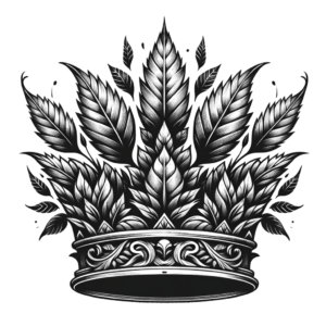 Botanical Crown With Leafy Accents