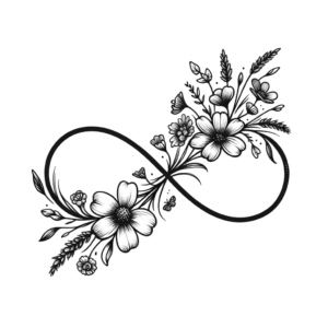Botanical Infinity With Wildflowers