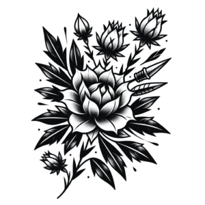 Bright New School Flower Elements