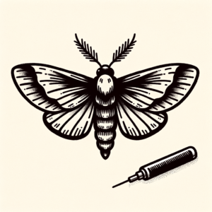 Cartoonish Ignorant Style Moth