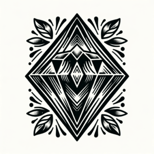 Chicano Diamond With Bold Shading