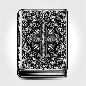 Chicano Style Bible With Intricate Patterns