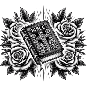 Chicano Style Bible With Roses