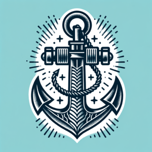 Classic Americana Anchor With Bold Shading