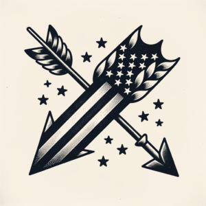 Classic Americana Arrow With A Vintage Feel