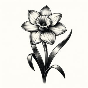 Classic Americana Daffodil With Vintage Style