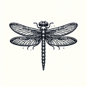 Classic Americana Dragonfly Design