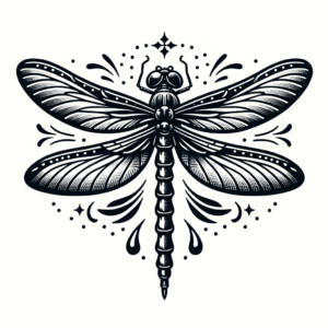Classic Americana Dragonfly Elements