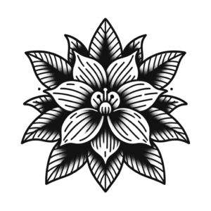 Classic Americana Flower Design