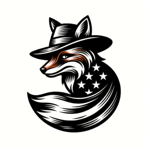Classic Americana Fox With Bold, Iconic Designs