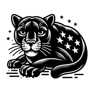 Classic Americana Panther With Bold, Clean Lines