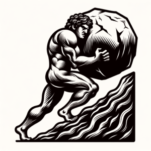 Classic Americana Sisyphus With A Retro Vibe