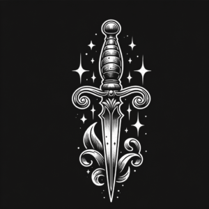 Classic Americana Style Enchanted Dagger