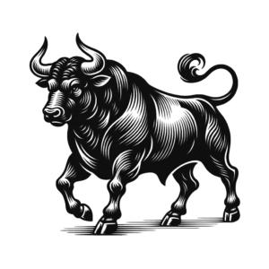 Classic Americana Taurus Bull With Traditional Style