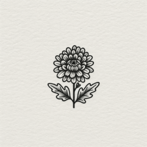 Cute Chrysanthemum With Tiny Details