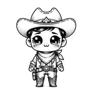 Cute Cowboy Character