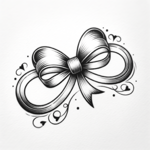 Cute Infinity With Bow