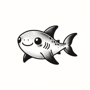 Cute Shark Tattoo Design