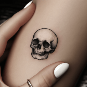 Cute Skull With Small Features