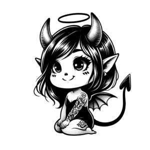Cute Succubus With A Playful Smile