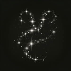 Dainty Capricorn Constellation With Tiny Stars