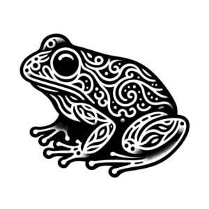 Dainty Frog With Delicate Patterns