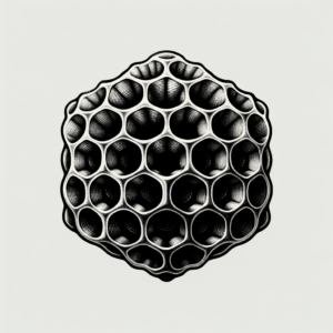 Dainty Honeycomb With Intricate Details