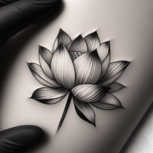 Dainty Lotus With Light Shading