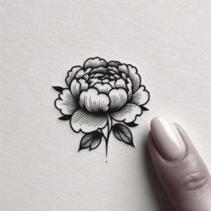 Dainty Peony With Delicate Petals