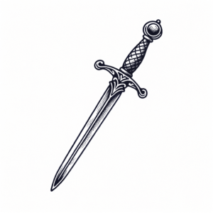 Dainty Sword With Delicate Engravings