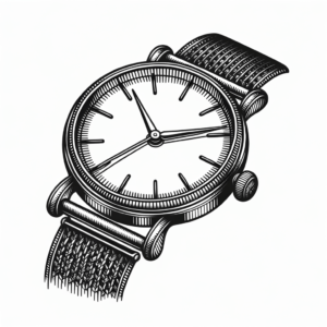 Dainty Wristwatch With Fine Details