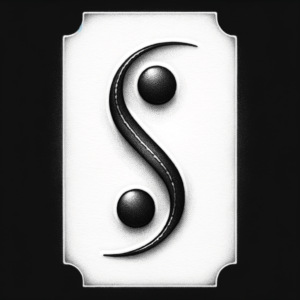 Detailed Americana Semicolon Design
