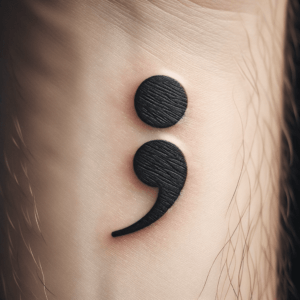 Detailed Micro Realism Semicolon