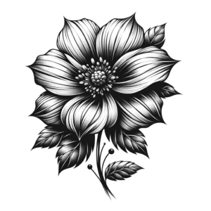 Exaggerated Features In A New School Flower