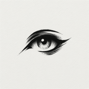 Eye In A Japanese-Inspired Minimalist Style