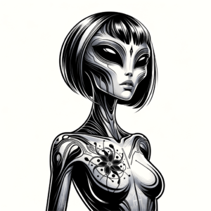Feminine Alien With Soft, Elegant Features