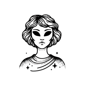 Feminine Alien With Soft Features