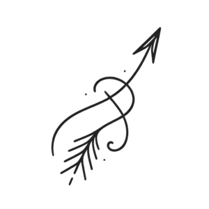 Feminine Arrow With Soft, Graceful Lines