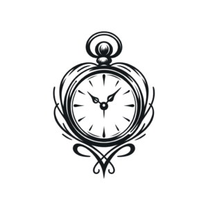 Feminine Clock With Soft, Delicate Features