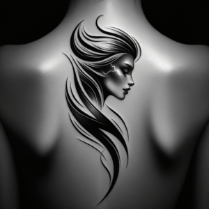 Feminine Lightning Bolt With Delicate Features